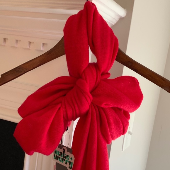 NORDSTROM RACK 100% CASHMERE Scarf In Scarlet Red OS NWT - Picture 15 of 15